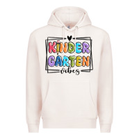 Pale Pink kinder garten vibes Premium Hoodie - MaliasSmallBusiness