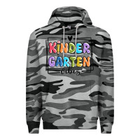 Slate Camo kinder garten vibes Premium Hoodie - MaliasSmallBusiness