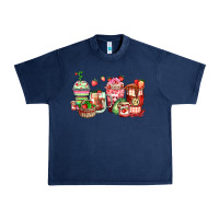 Navy strawberry farm fresh coffee cups Urban Heavy Tee - Zillion Design Studio