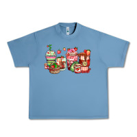 Pebble Blue strawberry farm fresh coffee cups Urban Heavy Tee - Zillion Design Studio