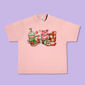 Strawberry Farm Fresh Coffee Cups Urban Heavy Tee Designed By Zillion Design Studio