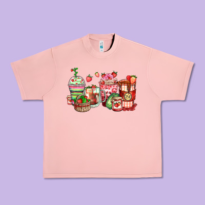 Urban Heavy Tee strawberry farm fresh coffee cups
