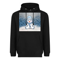 Black winter snowman Heavyweight Hoodie - AdoDesignShop