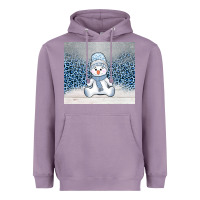 Lavender winter snowman Heavyweight Hoodie - AdoDesignShop