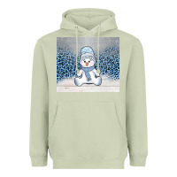 Matcha winter snowman Heavyweight Hoodie - AdoDesignShop