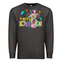Smoke happy easter cross Premium Sweatshirt - BarkalooDesign