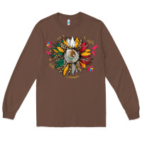 Chestnut mexican sunflower Long Sleeve Tee - CTS Tumbler Store