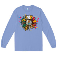 Colony Blue mexican sunflower Long Sleeve Tee - CTS Tumbler Store