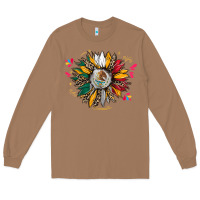 Toasted Coconut mexican sunflower Long Sleeve Tee - CTS Tumbler Store