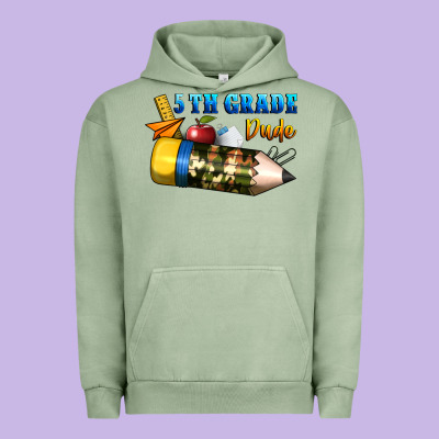 5 Th Grade Dude Urban Hoodie Designed By Bundleandbundleshop
