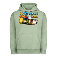 Pigment Oil Green 5 th grade dude Urban Hoodie - BundleAndBundleShop
