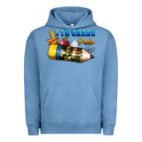 Pigment Pebble Blue 5 th grade dude Urban Hoodie - BundleAndBundleShop