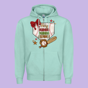 Hey Bubba Bubba Swing Zipper Hoodie Designed By Jahusdesignshop