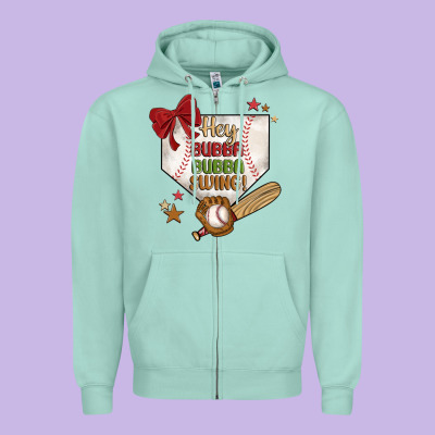 Hey Bubba Bubba Swing Zipper Hoodie Designed By Jahusdesignshop