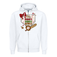 White hey bubba bubba swing Zipper Hoodie - JahusDesignShop