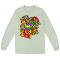 Matcha mississippi map mardi gras Long Sleeve Tee - AdoDesignShop