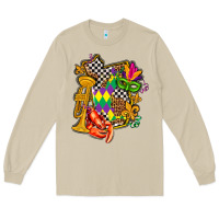 Mushroom mississippi map mardi gras Long Sleeve Tee - AdoDesignShop