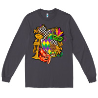 Smoke mississippi map mardi gras Long Sleeve Tee - AdoDesignShop
