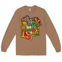 Toasted Coconut mississippi map mardi gras Long Sleeve Tee - AdoDesignShop