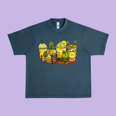 Urban Heavy Tee pineapple farm fresh coffee cups