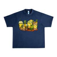 Navy pineapple farm fresh coffee cups Urban Heavy Tee - Zillion Design Studio