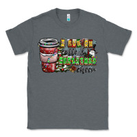 Charcoal Heather I Run On Coffee And Christmas Cheer Classic Tee - CowhideDigitalArt