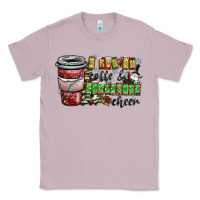Lilac I Run On Coffee And Christmas Cheer Classic Tee - CowhideDigitalArt