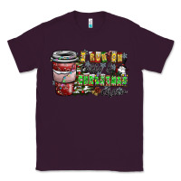 Plum I Run On Coffee And Christmas Cheer Classic Tee - CowhideDigitalArt