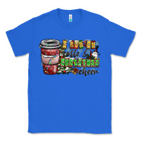 True Royal I Run On Coffee And Christmas Cheer Classic Tee - CowhideDigitalArt