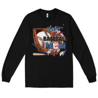 Black livin' that baseball mom life Long Sleeve Tee - Zillion Design Studio