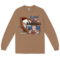 Toasted Coconut livin' that baseball mom life Long Sleeve Tee - Zillion Design Studio