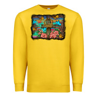 Lemon wooden cross background Premium Sweatshirt - BarkalooDesign