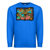 True Royal wooden cross background Premium Sweatshirt - BarkalooDesign