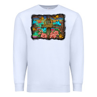 White wooden cross background Premium Sweatshirt - BarkalooDesign