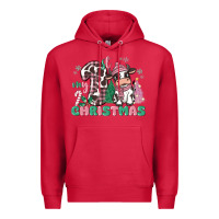 Cardinal my first christmas cow Premium Hoodie - MaliasSmallBusiness