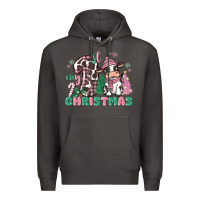 Smoke my first christmas cow Premium Hoodie - MaliasSmallBusiness