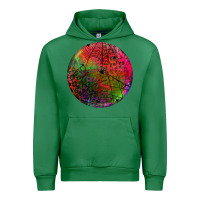 Emerald halloween round Urban Hoodie - BundleAndBundleShop