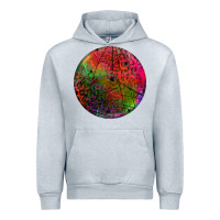 Heather Grey halloween round Urban Hoodie - BundleAndBundleShop
