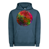 Pigment Midnight Navy halloween round Urban Hoodie - BundleAndBundleShop