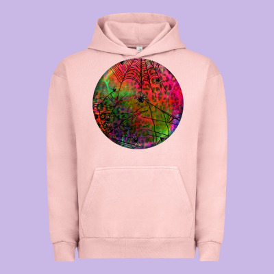 Halloween Round Urban Hoodie Designed By Bundleandbundleshop