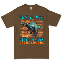 Cacao just a boy who loves baby spinosaurus Premium Tee - Artiststas