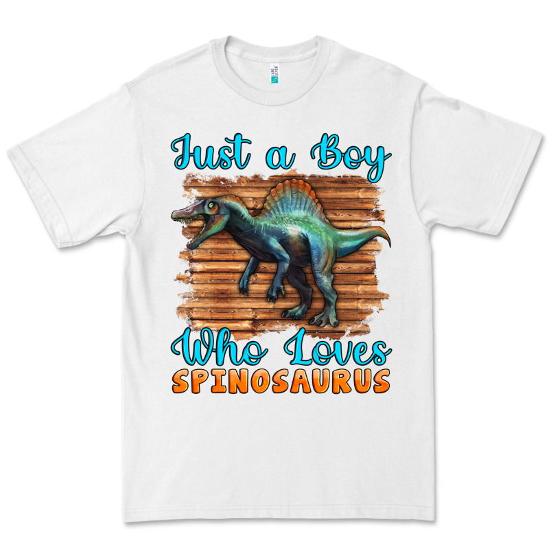 Just A Boy Who Loves Baby Spinosaurus Premium Tee by Artiststas | Teevron