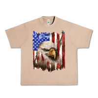 Burro usa flag with eagle head Urban Heavy Tee - texasbilliewilder