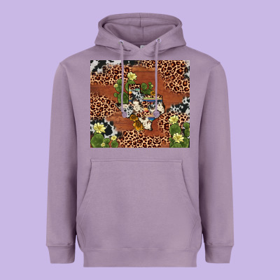 Texas Cactus Heavyweight Hoodie Designed By Adodesignshop