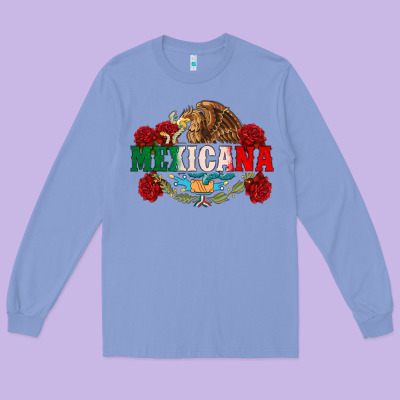 Mexicana Long Sleeve Tee Designed By Cts Tumbler Store