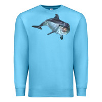 Ocean Blue bottlenose dolphin Premium Sweatshirt - LillyAllenDesigns