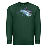 Sports Green bottlenose dolphin Premium Sweatshirt - LillyAllenDesigns