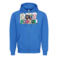 True Royal peace out school Zipper Hoodie - JahusDesignShop