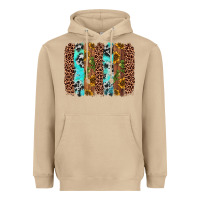 Mushroom sunflower cactus leopard brushstroke Heavyweight Hoodie - AdoDesignShop