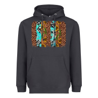 Smoke sunflower cactus leopard brushstroke Heavyweight Hoodie - AdoDesignShop